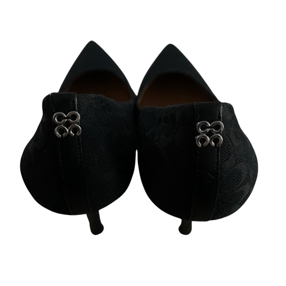 Coach Black Suede Heels Classic Pumps - Picture 5 of 7